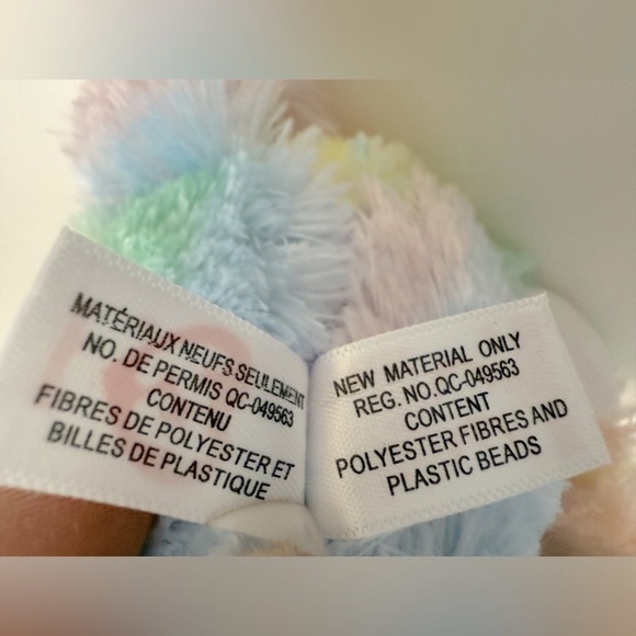 Multicolor Unicorn Cat Plush - Heather (Ty Beanie Boo) - Picture 11 of 12